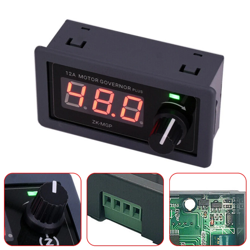 DC Dimmer DC Motor Controller Factory Workshop Soft Start Speed Controller Stop Governor 12A 5-30V Accessories
DC Dimmer DC Motor Controller Factory Workshop Soft Start Speed Controller Stop Governor 12A 5-30V Accessories