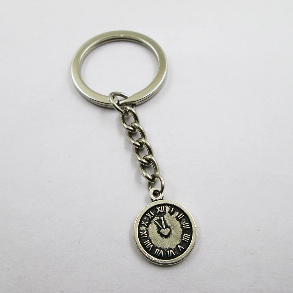 3 шт./лот античные серебряные мини-часы 14x17 мм очаровательный брелок с лучшей оборкой, подарок на день рождения, брелок с подвеской
3 шт./лот античные серебряные мини-часы 14x17 мм очаровательный брелок с лучшей оборкой, подарок на день рождения, брелок с подвеской