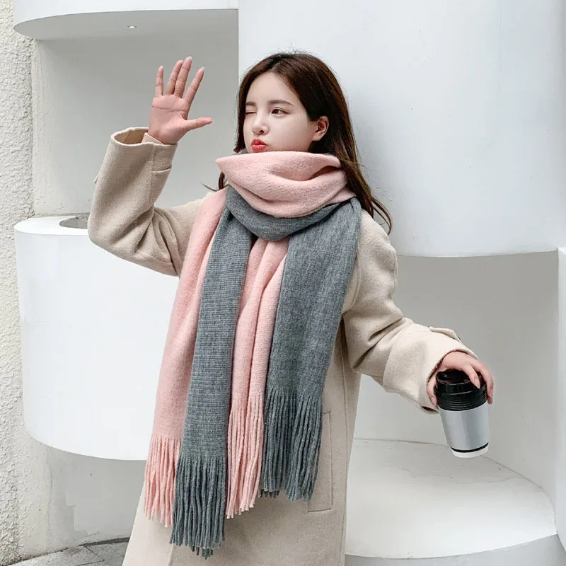 New Women's Scarf Winter Shawl Woman Scarves for Neck Patchwork Colors Knitted Thick Warm Luxury Scarf Student Girlfriend Gifts
New Women's Scarf Winter Shawl Woman Scarves for Neck Patchwork Colors Knitted Thick Warm Luxury Scarf Student Girlfriend Gifts