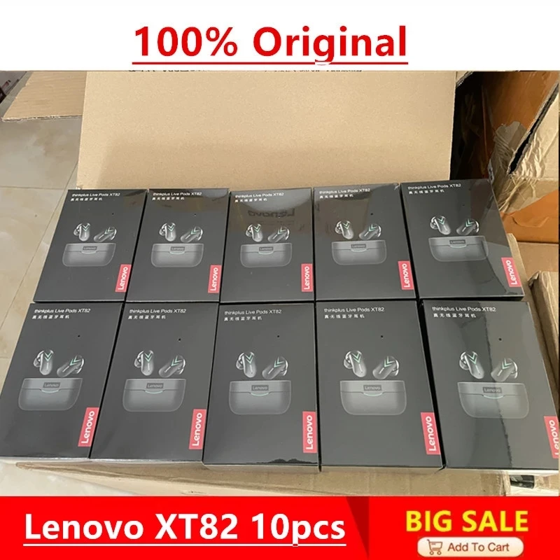 Оригинальные беспроводные наушники Lenovo XT82, 10 шт., сенсорное управление, Bluetooth наушники, стерео, HD разговор, с микрофоном, беспроводные наушни...
Оригинальные беспроводные наушники Lenovo XT82, 10 шт., сенсорное управление, Bluetooth наушники, стерео, HD разговор, с микрофоном, беспроводные наушни...