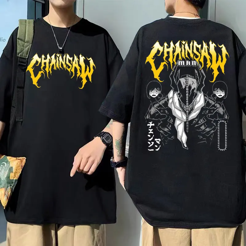 Anime Chainsaw Man Aki Denji Power Metal Graphic T-shirts Tops Men Women Plus Size Oversized Tshirt Male Manga Cartoon T Shirt
Anime Chainsaw Man Aki Denji Power Metal Graphic T-shirts Tops Men Women Plus Size Oversized Tshirt Male Manga Cartoon T Shirt