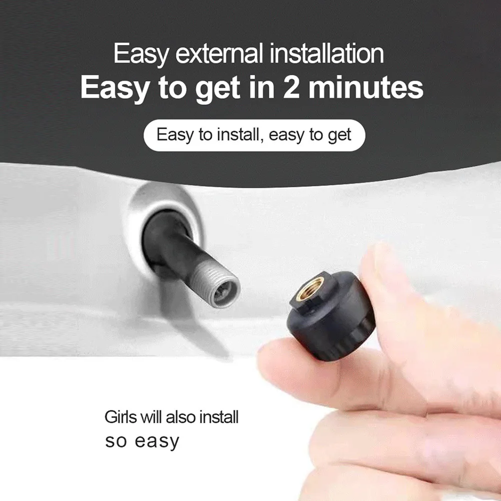 1*Smart Car External Sensors TPMS Tire Pressure Monitoring System LCD Screen Battery Type Monitor Automatic Safe Driving
1*Smart Car External Sensors TPMS Tire Pressure Monitoring System LCD Screen Battery Type Monitor Automatic Safe Driving