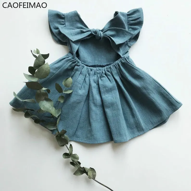 2023 Korean Style Summer Infant Girls Dress Flying Sleeve Cotton Linen Newborn Baby Girls Princess Dress Kids Party Dresses
2023 Korean Style Summer Infant Girls Dress Flying Sleeve Cotton Linen Newborn Baby Girls Princess Dress Kids Party Dresses