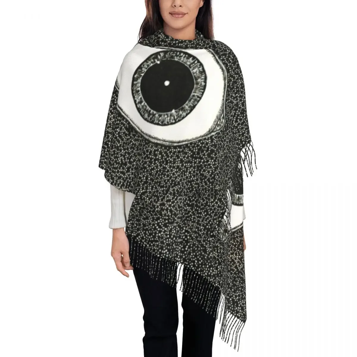 Turkish Boho Evil Eye Amulet Scarf Wrap Women Long Winter Fall Warm Tassel Shawl Unisex Nazar Boho Charm Scarves
Turkish Boho Evil Eye Amulet Scarf Wrap Women Long Winter Fall Warm Tassel Shawl Unisex Nazar Boho Charm Scarves