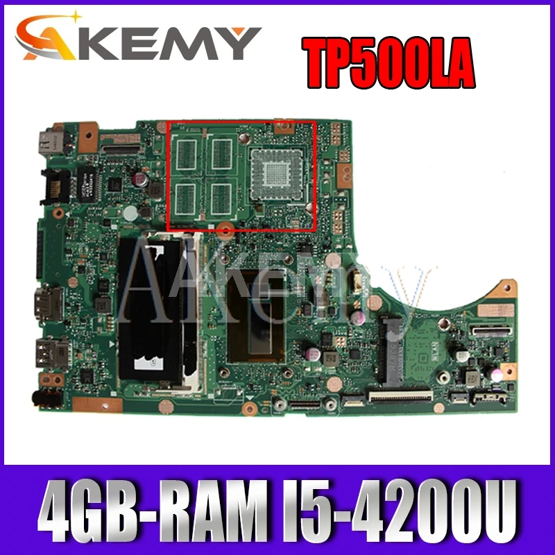 Новая материнская плата Akemy TP500LN TP500LA GM для ноутбука Asus TP500LA TP500LD TP500L оригинальная материнская плата 4GB-RAM I5-4200U LVDS/EDP
Новая материнская плата Akemy TP500LN TP500LA GM для ноутбука Asus TP500LA TP500LD TP500L оригинальная материнская плата 4GB-RAM I5-4200U LVDS/EDP