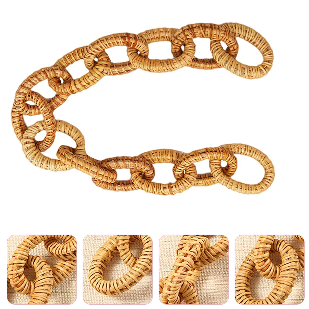 Rattan Chain Hanging Decor Wall Household Braided Woven Farmhouse Link Craft Ornament Decorations Home Knot
Rattan Chain Hanging Decor Wall Household Braided Woven Farmhouse Link Craft Ornament Decorations Home Knot
