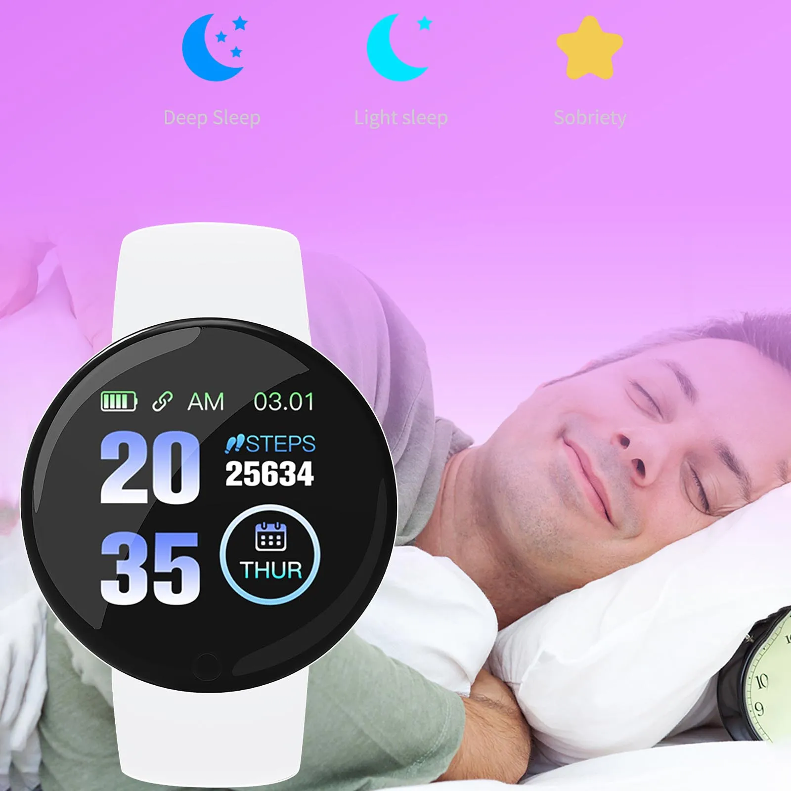 Новинка Смарт-часы Otoky D18s 1 44 дюйма фитнес-трекер Macaron мониторинг сна