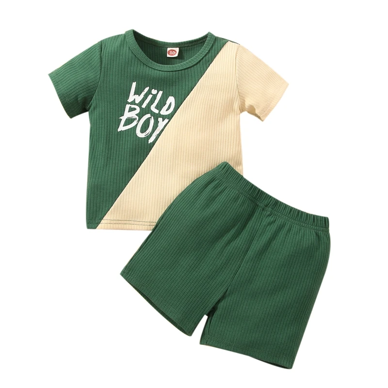 Bmnmsl Newborn Baby Boy Two Piece Outfits Set Patchwork Round Neck Lettering Shirt Elastic Waist Solid Color Shorts
Bmnmsl Newborn Baby Boy Two Piece Outfits Set Patchwork Round Neck Lettering Shirt Elastic Waist Solid Color Shorts