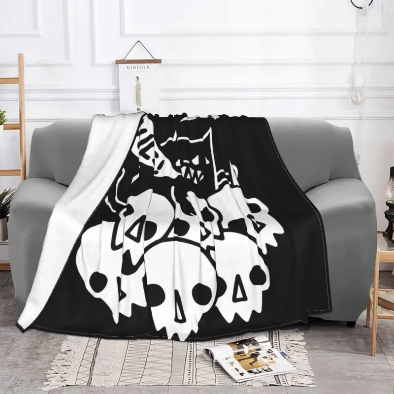 Cat Got Your Soul Skull Flannel Print Halloween Scary Multifunction Warm Throw Blanket For Home Outdoor Bedspread
Cat Got Your Soul Skull Flannel Print Halloween Scary Multifunction Warm Throw Blanket For Home Outdoor Bedspread