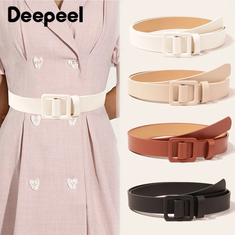 1Pc Deepeel 2.3*100cm New Ladies Leather Belt Square Buckle Women Belts Luxury Brand Decorative Corset Fashion Female Waistband
1Pc Deepeel 2.3*100cm New Ladies Leather Belt Square Buckle Women Belts Luxury Brand Decorative Corset Fashion Female Waistband