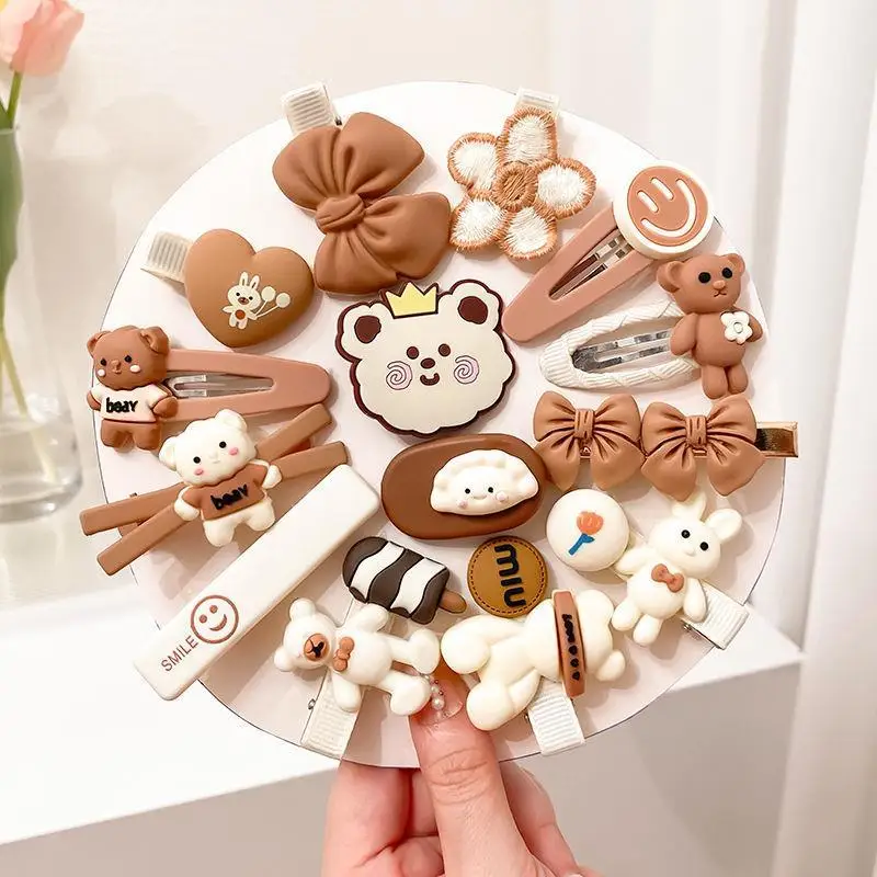 Cute Bear Bow Baby Hair Clips Cartoon Bunny Princess Hairpins for Girls Sweet Hair Ties Barrettes Hairpins Kids Hair Accessories
Cute Bear Bow Baby Hair Clips Cartoon Bunny Princess Hairpins for Girls Sweet Hair Ties Barrettes Hairpins Kids Hair Accessories