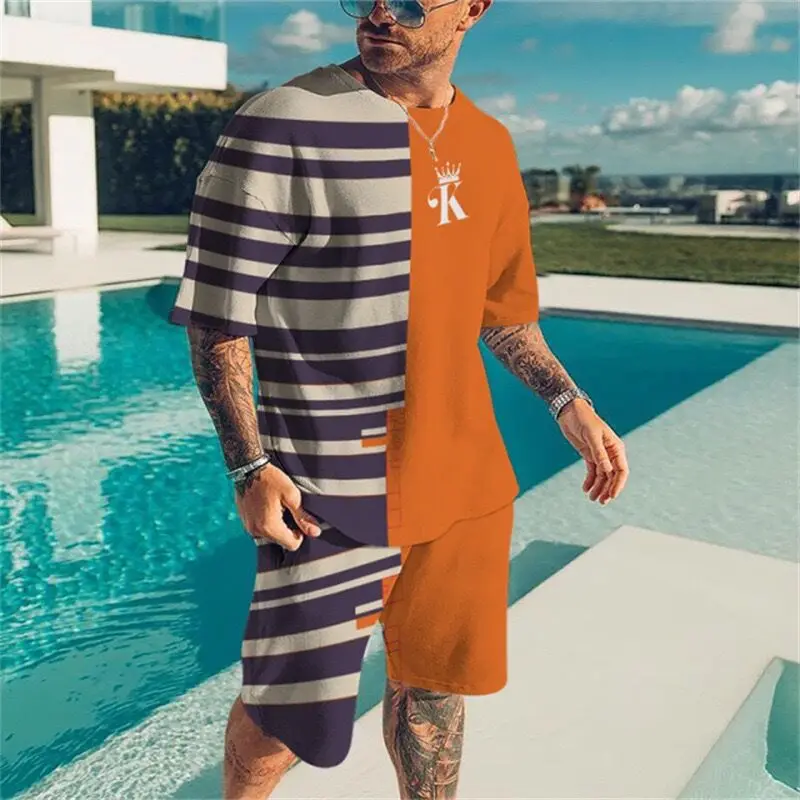 2022 Men's Suit Summer Short Sleeve Plus Size T-Shirt Set Fashion 2 Piece Street 3D Printing Sports Beach Shorts Sportswear Men'
2022 Men's Suit Summer Short Sleeve Plus Size T-Shirt Set Fashion 2 Piece Street 3D Printing Sports Beach Shorts Sportswear Men'