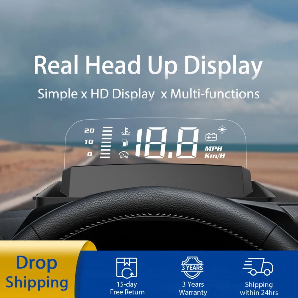 2023 New HUD Mirror Head Up Display OBD2 Speed Projector Overspeed RPM Voltage Speedometer KM/H & MPH Horizontal Display
2023 New HUD Mirror Head Up Display OBD2 Speed Projector Overspeed RPM Voltage Speedometer KM/H & MPH Horizontal Display
