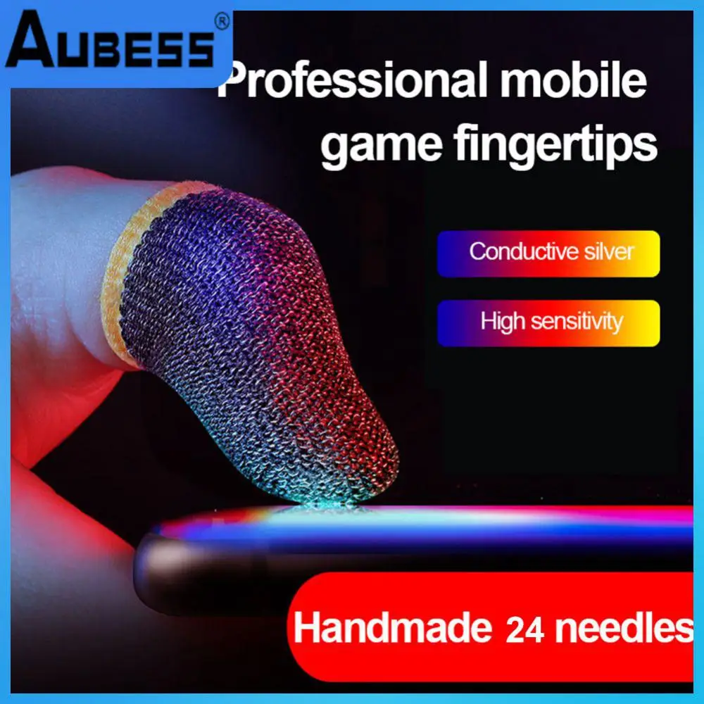 Portable Anti-slip Gaming Finger Sleeve Breathable Fingertips Sweatproof Finger Cots Cover For Pubg Sensitive For Gamer
Portable Anti-slip Gaming Finger Sleeve Breathable Fingertips Sweatproof Finger Cots Cover For Pubg Sensitive For Gamer