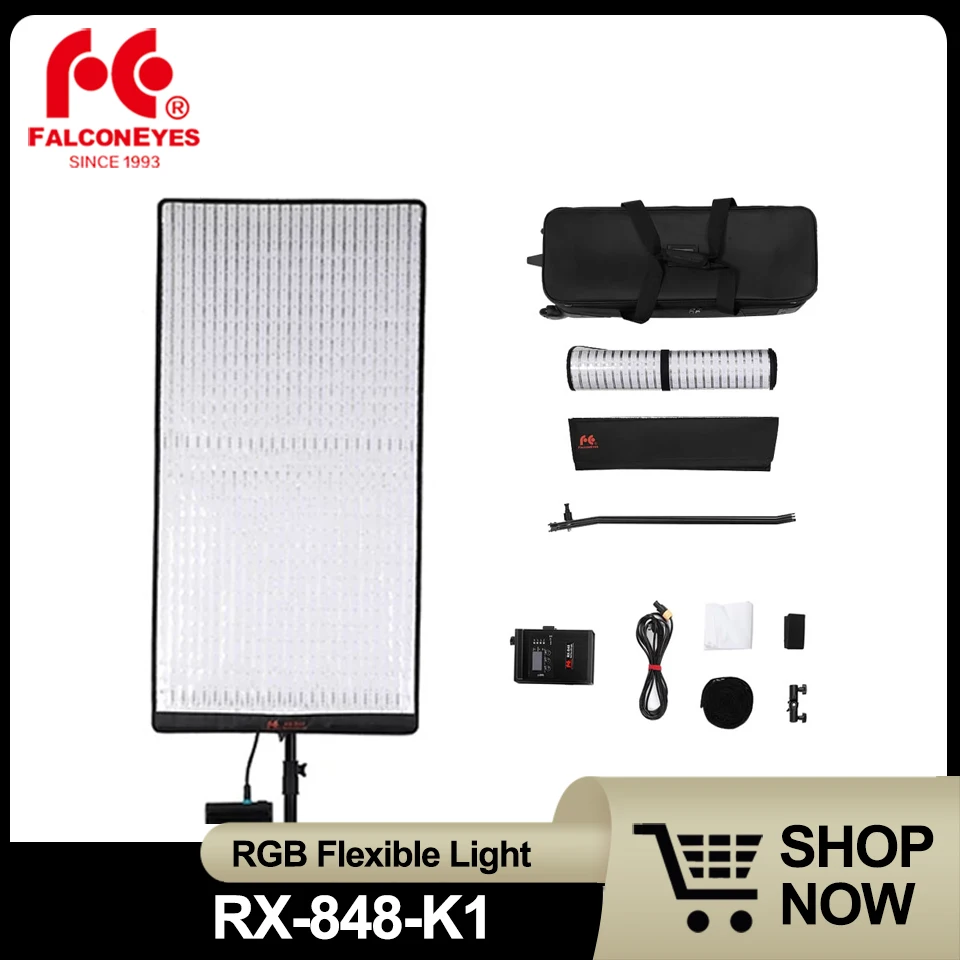 Фотолампа Falcon Eyes RX-848-K1 Roll Flexible освещение RGBWW 2800-10000K HSI 300W 0-100% с плавным затемнением
Фотолампа Falcon Eyes RX-848-K1 Roll Flexible освещение RGBWW 2800-10000K HSI 300W 0-100% с плавным затемнением