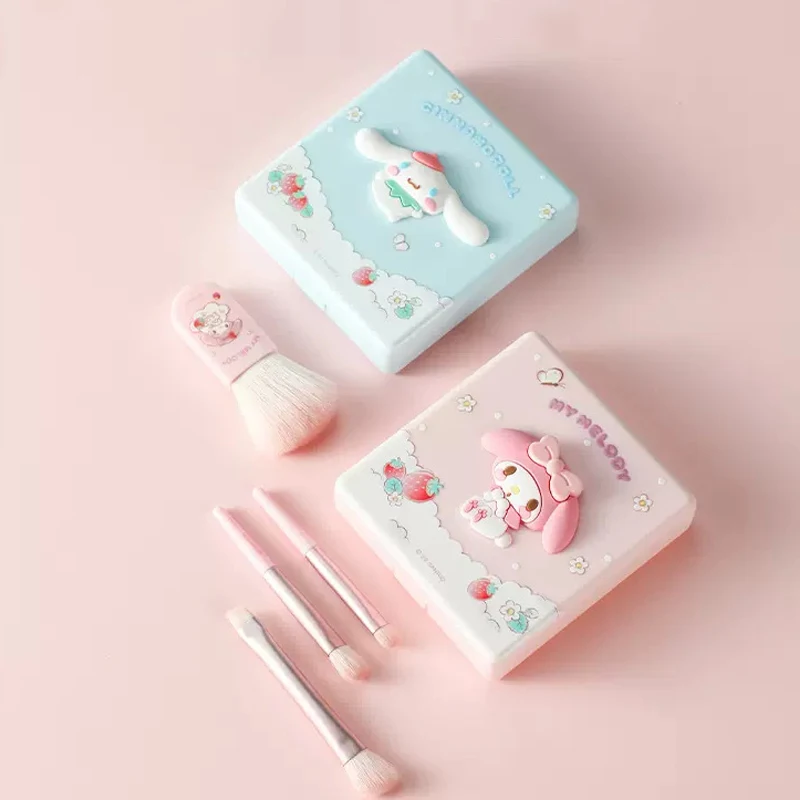 Sanrio MyMelody Cinnamoroll Makeup Brush Set MiniPortable 4pcs Storage Box with Mirror Powder Brush Eye Shadow Brush Beauty Tool
Sanrio MyMelody Cinnamoroll Makeup Brush Set MiniPortable 4pcs Storage Box with Mirror Powder Brush Eye Shadow Brush Beauty Tool