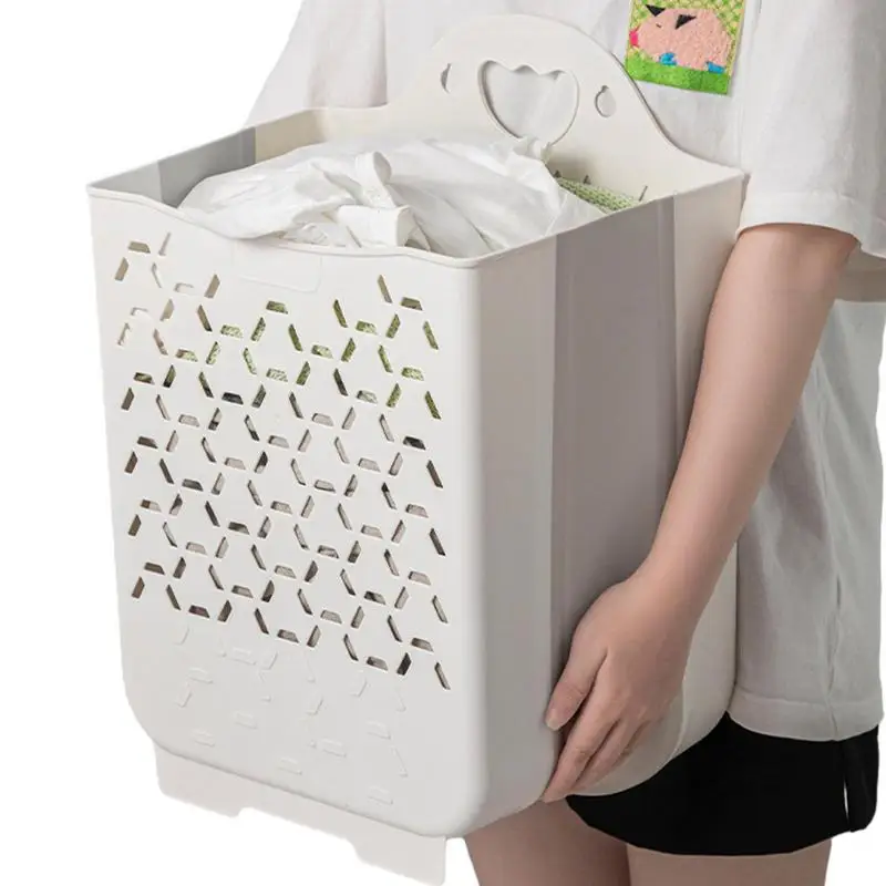 Foldable Laundry Hamper Folding Wall Hampers For Bedroom Collapsible Laundry Baskets Space-saving Wall-mounted Hollow Hampers
Foldable Laundry Hamper Folding Wall Hampers For Bedroom Collapsible Laundry Baskets Space-saving Wall-mounted Hollow Hampers