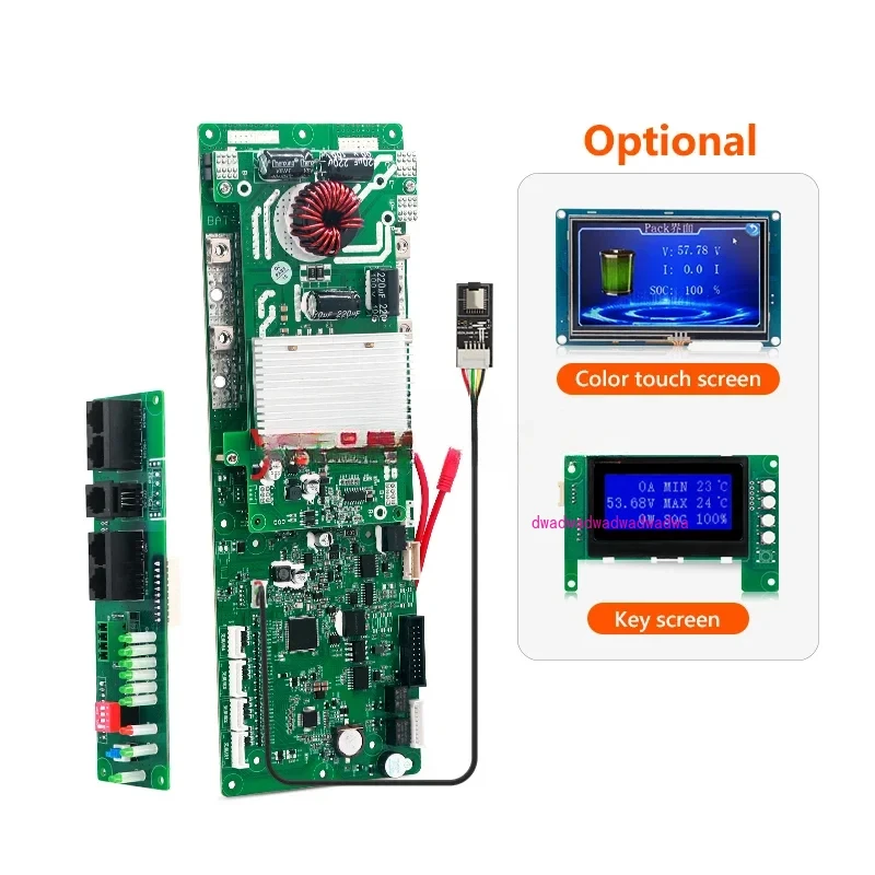 8S 16S 24V 48V lifepo4 аккумулятор 100A 200A BMS Совместимый с инверторами PylonTech CANBUS RS485