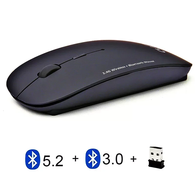 Factory Direct Selling Mode 2.4Ghz Wireless + Bluetooth 2 In 1 Cordless Mouse 1600 DPI Ultra-thin Ergonomic Portable Optical Mi
Factory Direct Selling Mode 2.4Ghz Wireless + Bluetooth 2 In 1 Cordless Mouse 1600 DPI Ultra-thin Ergonomic Portable Optical Mi