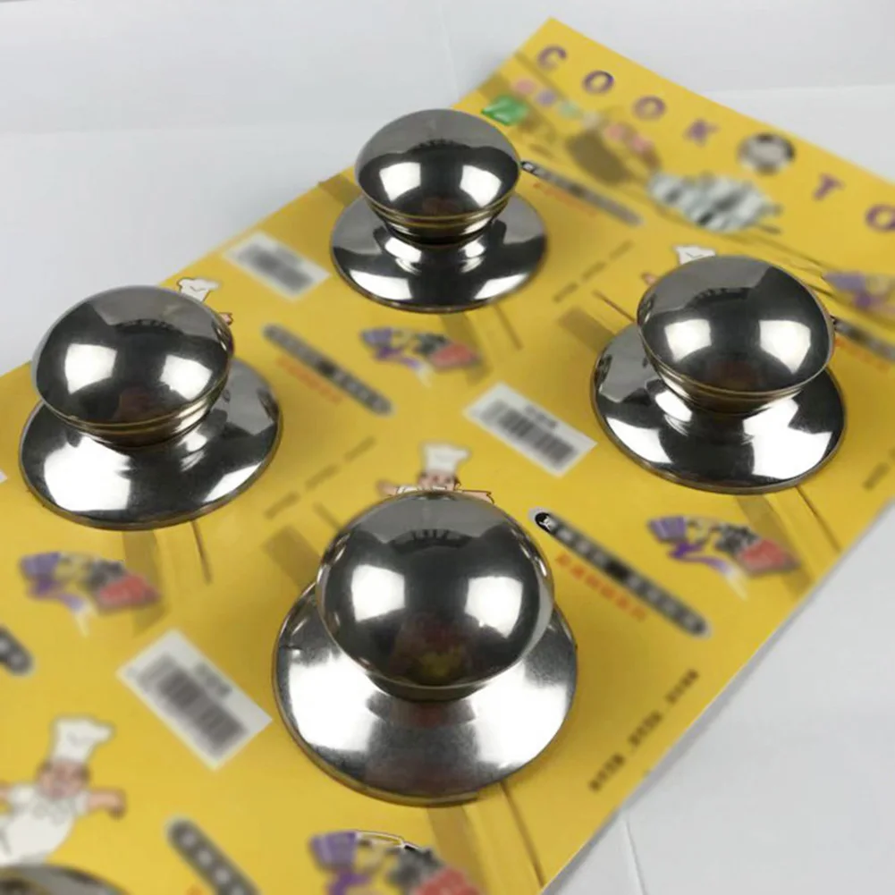 Pot Parts Pot Lid Handle Lid Cover Knob 4PCS Cookware Knobs Handle Tool Pot/Pan Lid Cover Handle Stainless Steel
Pot Parts Pot Lid Handle Lid Cover Knob 4PCS Cookware Knobs Handle Tool Pot/Pan Lid Cover Handle Stainless Steel