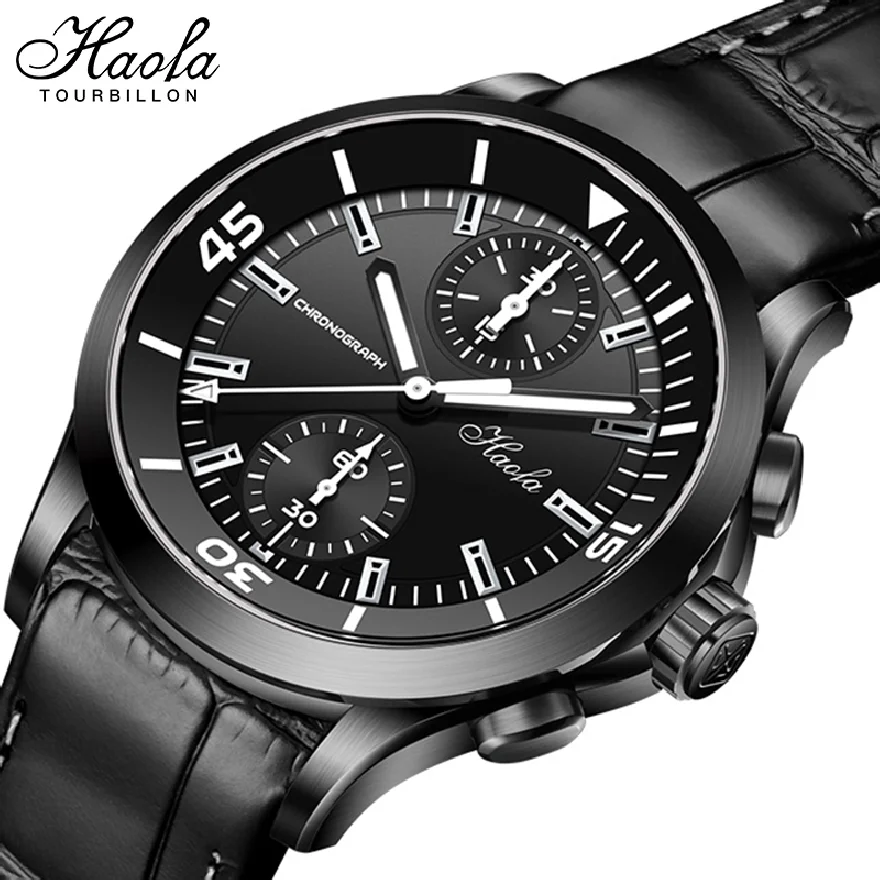 Haofa Fashion Automatic Chronograph Mechanical Men Watch Man Chronograph Sapphire Self Winding Watch For Men Luxury Pilot 2022 
Haofa Fashion Automatic Chronograph Mechanical Men Watch Man Chronograph Sapphire Self Winding Watch For Men Luxury Pilot 2022