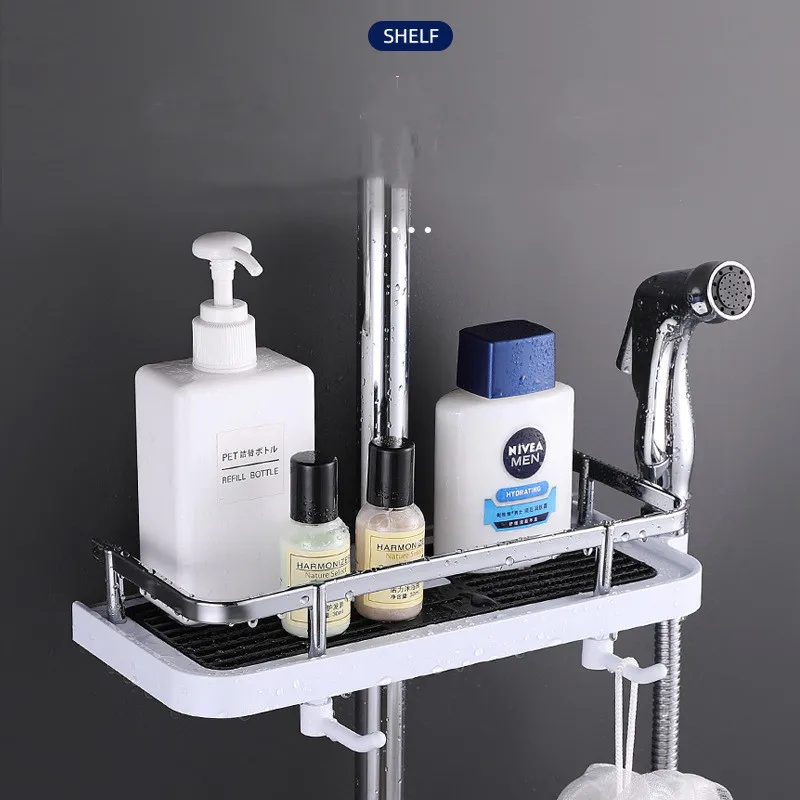 Shower Storage Holder Rack Organizer Bathroom Shelf Shampoo Tray Stand No Drilling Floating Shelf For Wall Household Item
Shower Storage Holder Rack Organizer Bathroom Shelf Shampoo Tray Stand No Drilling Floating Shelf For Wall Household Item