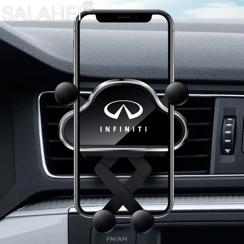 Car Phone Holder For Infiniti Q50 Q60 Q70L ESQ G35 G37 FX35 QX30 QX50 QX60 QX70 Air Vent Mount Gravity Bracket Stand Accessories
Car Phone Holder For Infiniti Q50 Q60 Q70L ESQ G35 G37 FX35 QX30 QX50 QX60 QX70 Air Vent Mount Gravity Bracket Stand Accessories