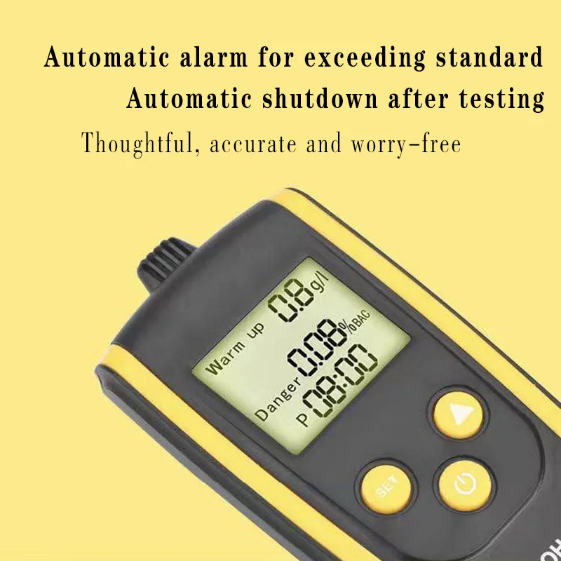 HT-611 Prefessional Portable Police Digital Alcohol Tester Breath Alcohol Tester Breathalyzer Breathalyser Alcohol Breath Tester
HT-611 Prefessional Portable Police Digital Alcohol Tester Breath Alcohol Tester Breathalyzer Breathalyser Alcohol Breath Tester