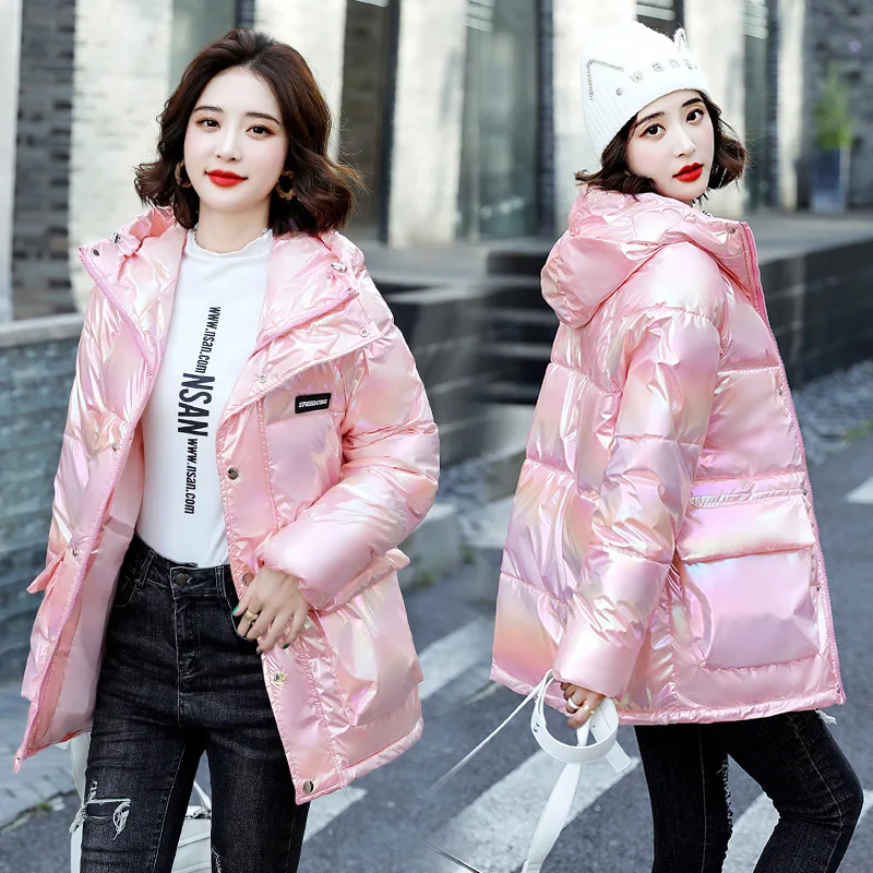 2021 Ladies Winter Long Jacket Oversized Women's Down Cotton Coat Shiny Face Solid Color Winter Bread Coat Stand-up Collar Coat
2021 Ladies Winter Long Jacket Oversized Women's Down Cotton Coat Shiny Face Solid Color Winter Bread Coat Stand-up Collar Coat