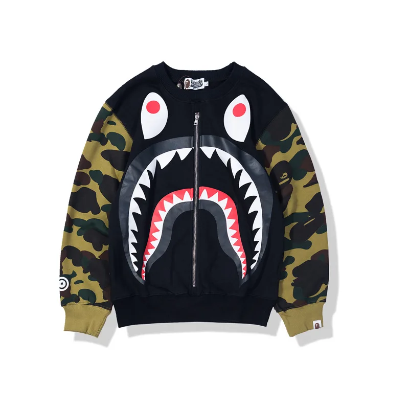 Пуловер Bape на молнии с круглым вырезом и камуфляжным принтом, с капюшоном, с буквенным принтом WGM, для мужчин и женщин, свитшот, весенне-осенн...
Пуловер Bape на молнии с круглым вырезом и камуфляжным принтом, с капюшоном, с буквенным принтом WGM, для мужчин и женщин, свитшот, весенне-осенн...