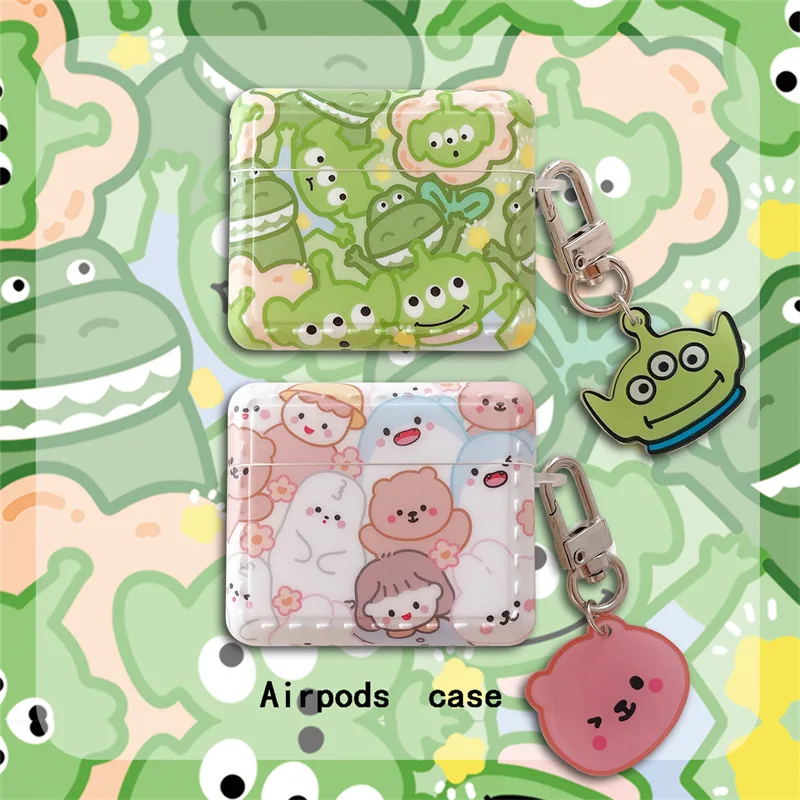 Cartoon 3 Eyes Alien Bear 2021 AirPods 3 Case Apple AirPods 2 Case Cover AirPods Pro Case IPhone Earphone Accessories
Cartoon 3 Eyes Alien Bear 2021 AirPods 3 Case Apple AirPods 2 Case Cover AirPods Pro Case IPhone Earphone Accessories