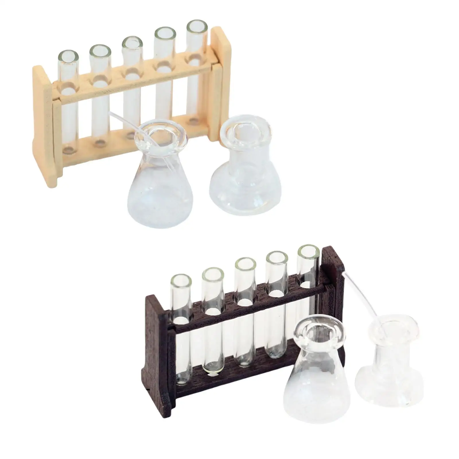 1:12 Dolls House Test Tubes with Wood Rack Science Experiments DIY Projects Accessories Mini Scenery Miniature Scenes
1:12 Dolls House Test Tubes with Wood Rack Science Experiments DIY Projects Accessories Mini Scenery Miniature Scenes