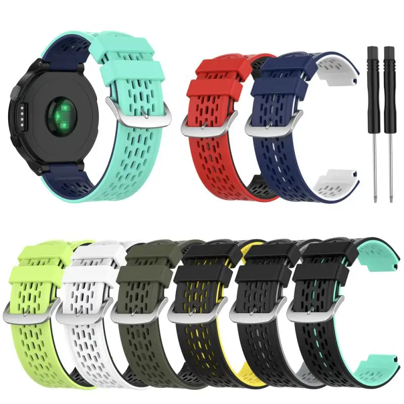 Steel Buckle Sport Watchband 24 Mm Watch Accessories Watch Strap Double Color Replacement Strap For Garmin Approach S2
Steel Buckle Sport Watchband 24 Mm Watch Accessories Watch Strap Double Color Replacement Strap For Garmin Approach S2
