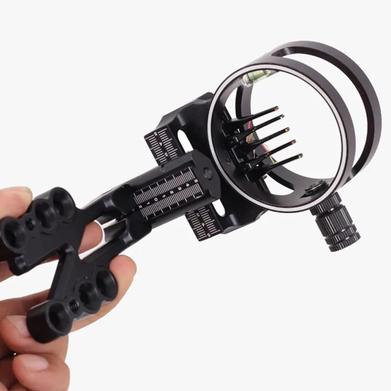 Compound Bow Sight 5 Pin Archery Micro Adjustable Ultra Light Aluminum Alloy Adjustable Sight Distance Clear Scale
Compound Bow Sight 5 Pin Archery Micro Adjustable Ultra Light Aluminum Alloy Adjustable Sight Distance Clear Scale