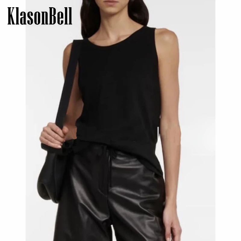 3.24 MadgeDutti 2023 Spring Summer New Temperament O-Neck Sleeveless Simple Comfortable Cotton Tank Top Women
3.24 MadgeDutti 2023 Spring Summer New Temperament O-Neck Sleeveless Simple Comfortable Cotton Tank Top Women