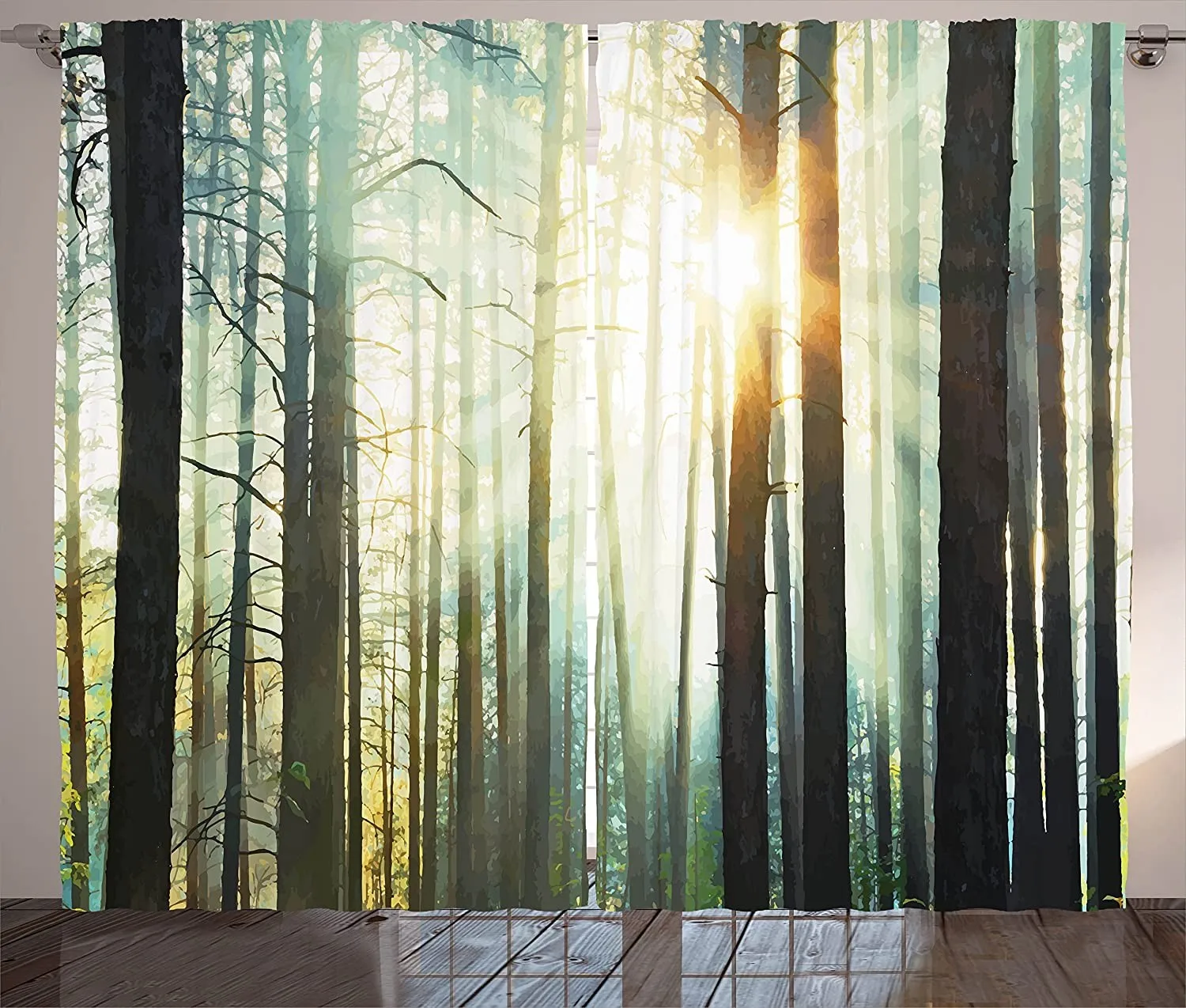 3D Print Natural Forest Sunset Maple Landscape Green Shading Polyester Window Curtain for Bedroom Living Room Home Hook Decor
3D Print Natural Forest Sunset Maple Landscape Green Shading Polyester Window Curtain for Bedroom Living Room Home Hook Decor