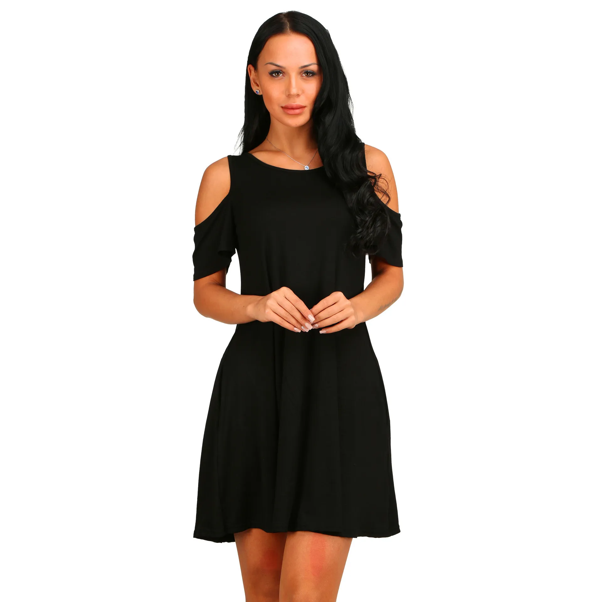 2023 Summer New Elegant European and American Fashion Off-the-shoulder Dresses Solid Color O-neck Dresses Women's Wear for Club
2023 Summer New Elegant European and American Fashion Off-the-shoulder Dresses Solid Color O-neck Dresses Women's Wear for Club