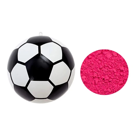 Футбольный мяч с блестками и синим розовым порошком для мальчиков и девочек