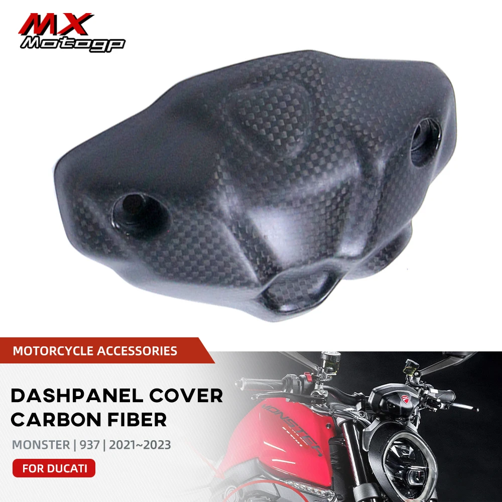 New 100% Carbon Fiber Motorcycle Dashpanel Cover Instrument Dash Board Protection Case For DUCATI Monster 937 2021 2022 2023
New 100% Carbon Fiber Motorcycle Dashpanel Cover Instrument Dash Board Protection Case For DUCATI Monster 937 2021 2022 2023