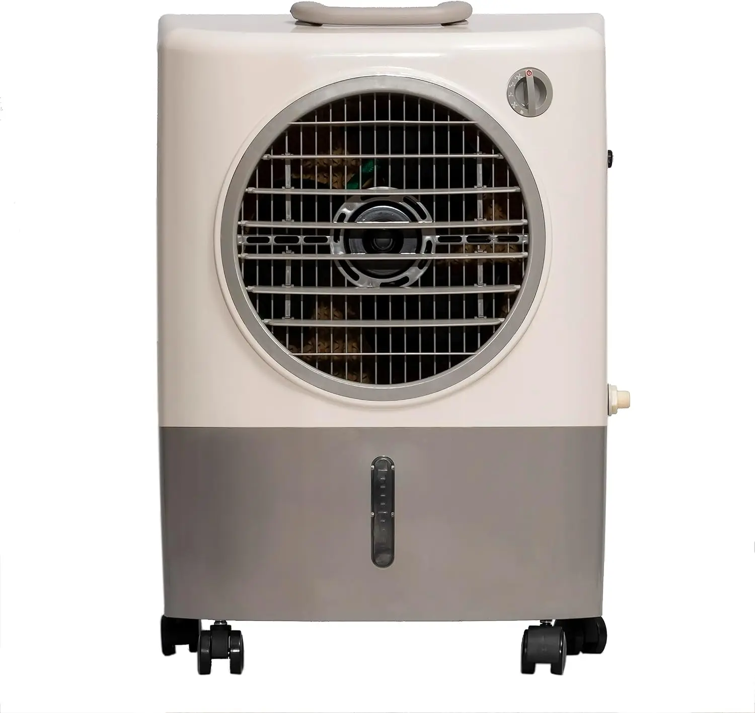 MC18M Portable Evaporative Cooling Fan, Indoor/Outdoor Low Humidity Environments, 1300 CFM, 500 sq. ft., 2-Speed Fan, 53.4 dB, W
MC18M Portable Evaporative Cooling Fan, Indoor/Outdoor Low Humidity Environments, 1300 CFM, 500 sq. ft., 2-Speed Fan, 53.4 dB, W
