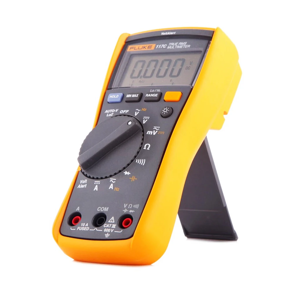 Мультиметр Fluke 117C, цифровой высокоточный компактный Автоматический ампервольтметр True RMS
Мультиметр Fluke 117C, цифровой высокоточный компактный Автоматический ампервольтметр True RMS