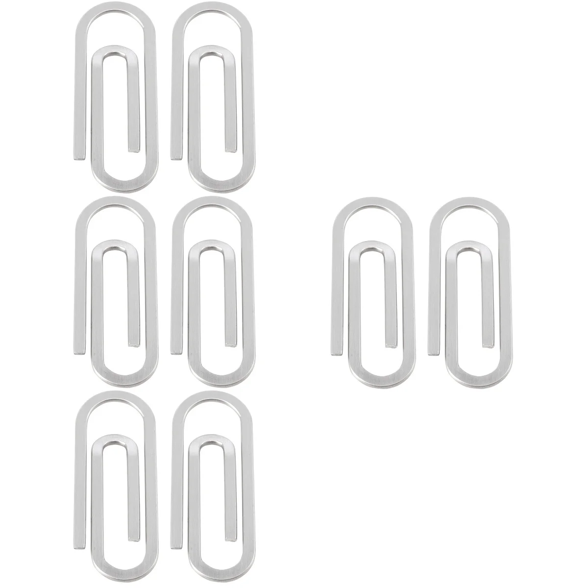 8 pcs Convenient File Fixation Clips Money Fixing Holders Paper Clips for Office (Silver)
8 pcs Convenient File Fixation Clips Money Fixing Holders Paper Clips for Office (Silver)