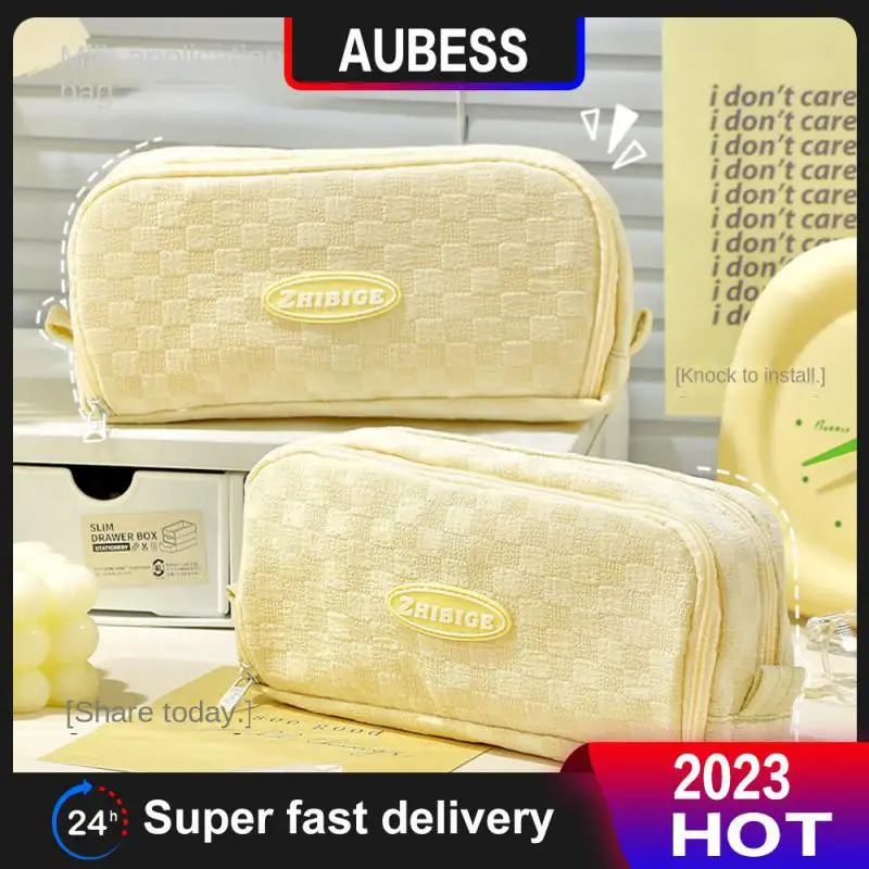 New Multi Layer Stationery Bag Girls Primary School Senior High School Female Pen Bag For Girls Pen Storage Bag School Supplies
New Multi Layer Stationery Bag Girls Primary School Senior High School Female Pen Bag For Girls Pen Storage Bag School Supplies