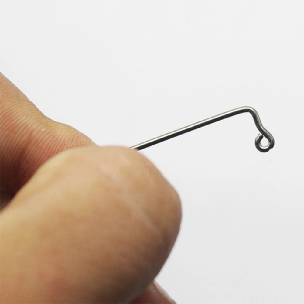 Durable High Quality New Practical 100pcs/set Fishhook 90 Degree Jig Barbed Hard High Carbon Steel Upside Down
Durable High Quality New Practical 100pcs/set Fishhook 90 Degree Jig Barbed Hard High Carbon Steel Upside Down