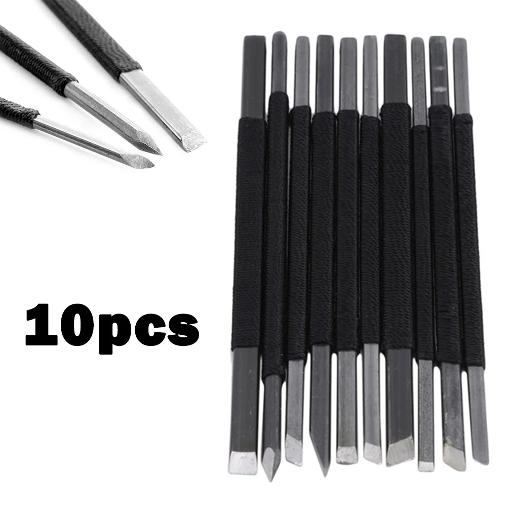 10pcs Stone Carving Cutter 170mm HSS For Engrave Stone Stamps Flat Head/Oblique/Scribing/Dental/Push/Pull Cutter
10pcs Stone Carving Cutter 170mm HSS For Engrave Stone Stamps Flat Head/Oblique/Scribing/Dental/Push/Pull Cutter