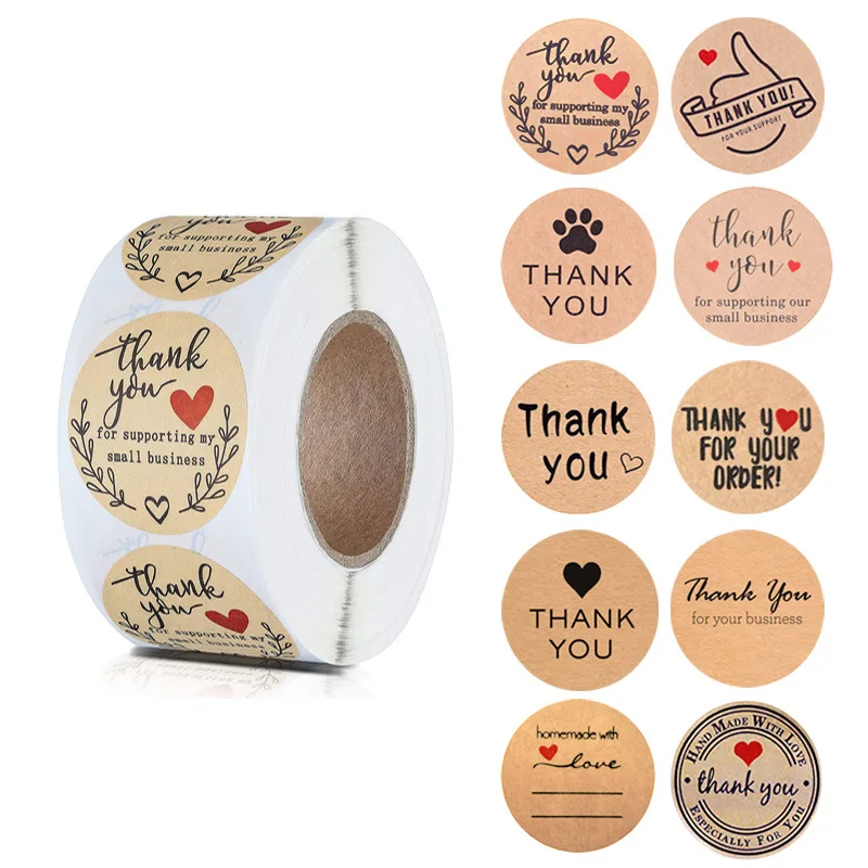 Thank You Stickers Kraft Paper Circular Labels Packaging Decoration Coffee Beverage Food Baking Stickers Gift Wrapping Stickers
Thank You Stickers Kraft Paper Circular Labels Packaging Decoration Coffee Beverage Food Baking Stickers Gift Wrapping Stickers