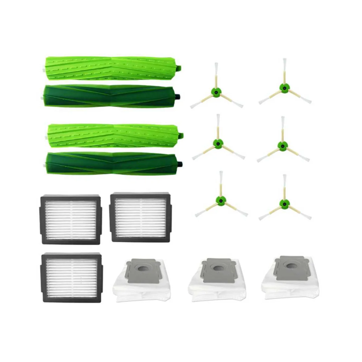 For I7 I7+ E5 E6 Robot Vacuum Cleaner Accessories Spare Parts Roller Brush Hepa Filter Dust Bag Side Brush
For I7 I7+ E5 E6 Robot Vacuum Cleaner Accessories Spare Parts Roller Brush Hepa Filter Dust Bag Side Brush