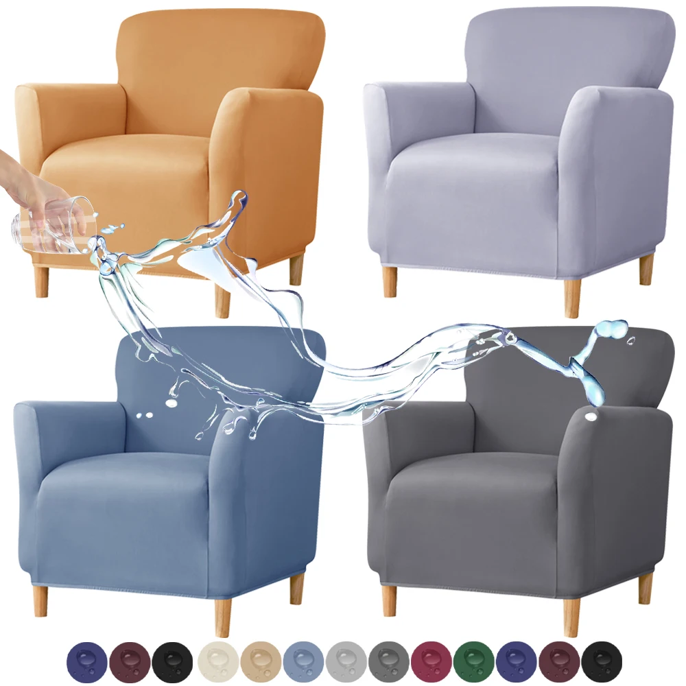 Waterproof Tub Single Sofa Cover Stretch Spandex Club Couch Armchair Cover For Living Room Soild Color Couch Cover Protector
Waterproof Tub Single Sofa Cover Stretch Spandex Club Couch Armchair Cover For Living Room Soild Color Couch Cover Protector