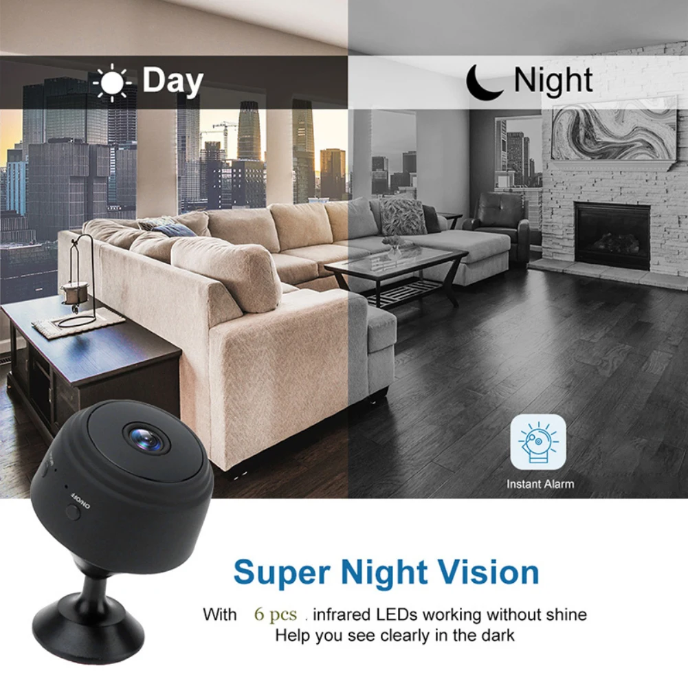 A9 Mini Camera WiFi Camera 1080p HD Night Version Micro Voice Recorder Wireless Mini Camcorders Video Surveillance IP CameraHOT
A9 Mini Camera WiFi Camera 1080p HD Night Version Micro Voice Recorder Wireless Mini Camcorders Video Surveillance IP CameraHOT