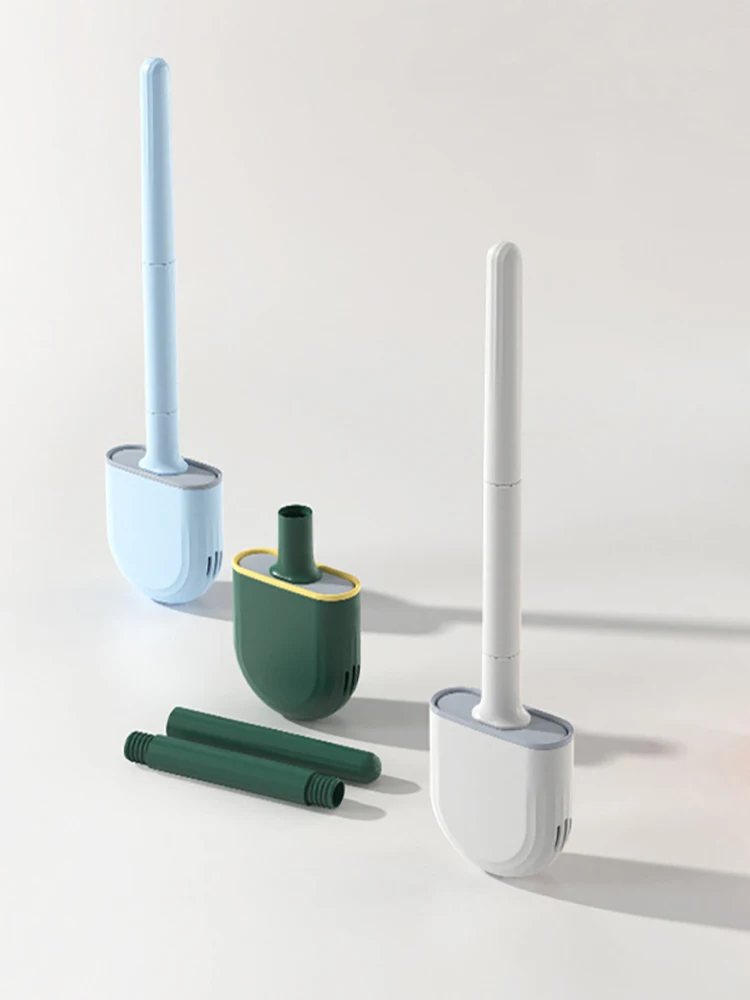 Silicone Toilet Brush Breathable Water Leak Proof with Base Soft Bristles Brush with Quick Drying Holder Bathroom Accessories
Silicone Toilet Brush Breathable Water Leak Proof with Base Soft Bristles Brush with Quick Drying Holder Bathroom Accessories